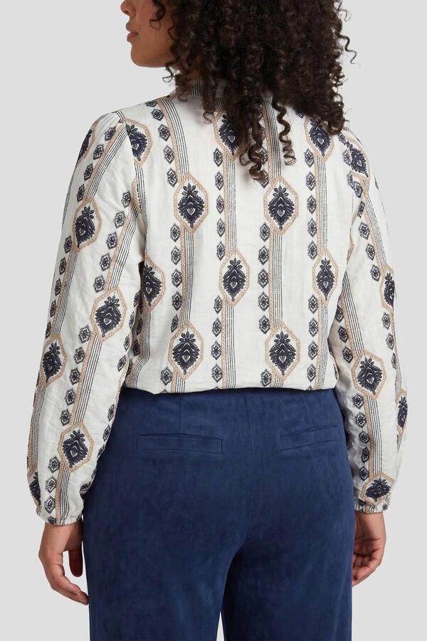 Exxcellent top met print en borduursels Plus Size meerkleurig - Foto 3