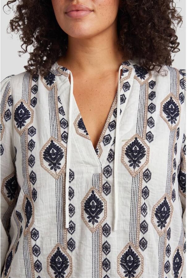 Exxcellent top met print en borduursels Plus Size meerkleurig - Foto 2