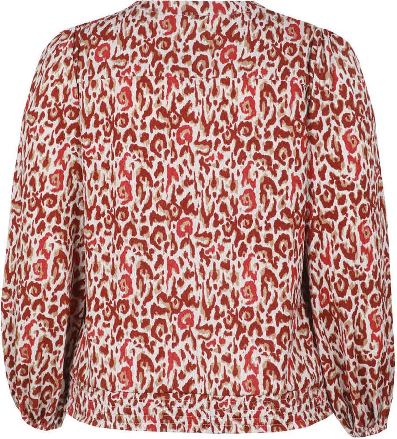 Exxcellent top Plus Size met print terra
