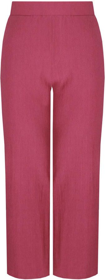 Exxcellent wide leg high waist casual broek roze - Foto 2
