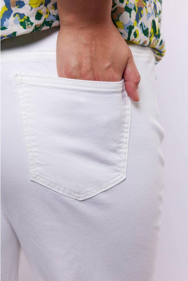 Exxcellent wide leg regular waist broek wit - Foto 3