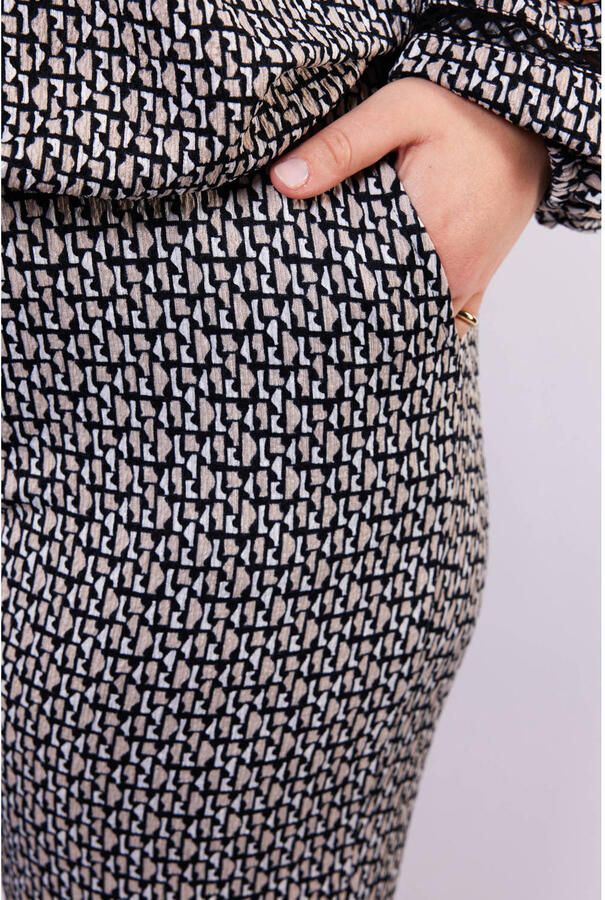 Exxcellent wide leg regular waist broek zwart - Foto 2