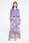 Fabienne Chapot Blouse met Klieke Kraag en Knoopsluiting Purple Dames - Thumbnail 2