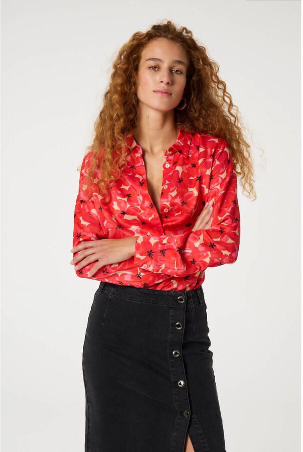 Fabienne Chapot Sancho Lange Mouw Blouse Red Dames