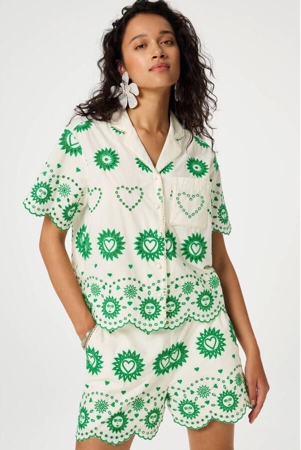 FABIENNE CHAPOT Dames Blouses Brielle Blouse Groen - Foto 7