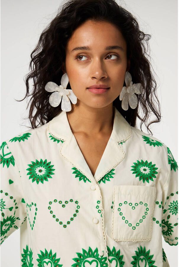 FABIENNE CHAPOT Dames Blouses Brielle Blouse Groen - Foto 5