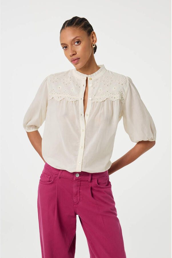 FABIENNE CHAPOT Dames Blouses Thirsa Blouse Gebroken Wit - Foto 7