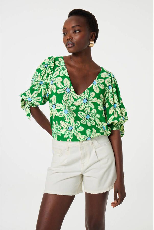 FABIENNE CHAPOT Dames Blouses Nacha Top Groen - Foto 6