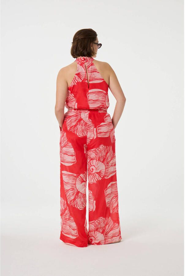 Fabienne Chapot broek rood ecru - Foto 2
