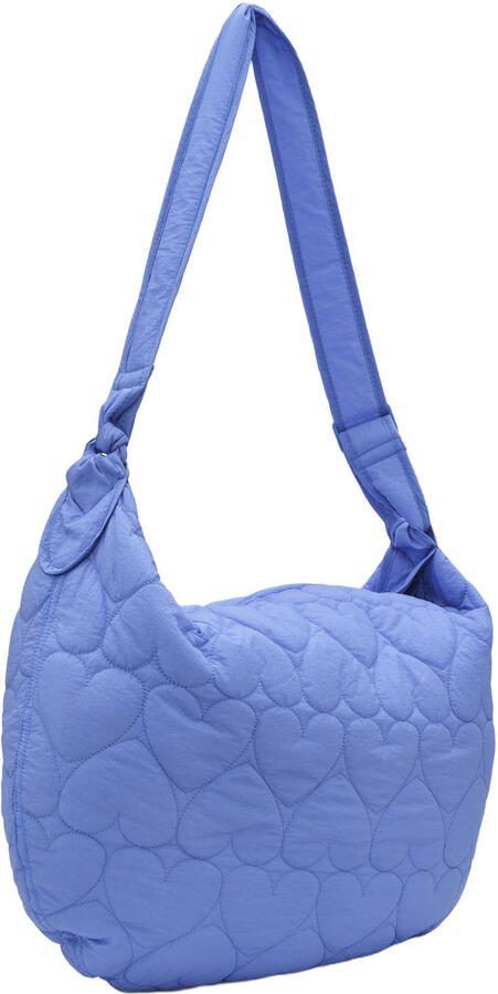 Fabienne Chapot doorgestikte crossbody tas Fabio Maxi blauw - Foto 3
