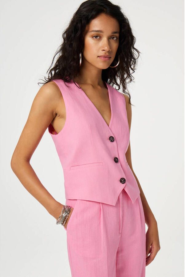 Fabienne Chapot gilet roze