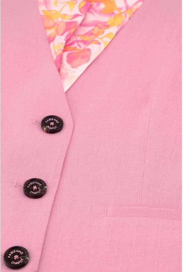 Fabienne Chapot gilet roze - Foto 2