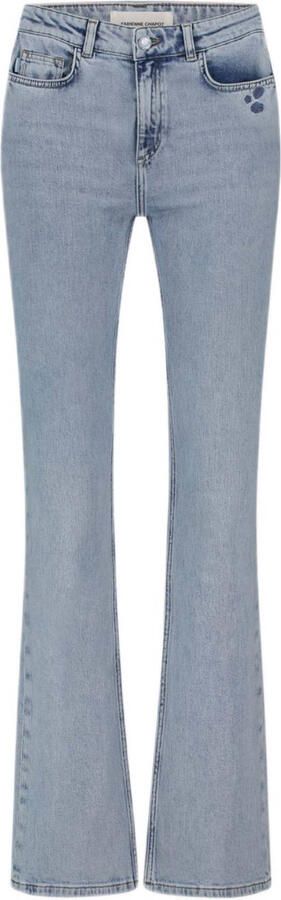 Fabienne Chapot high waist flared jeans light blue denim - Foto 6