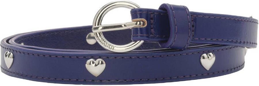Fabienne Chapot leren riem Bold Love Small blauw