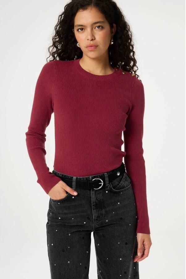 FABIENNE CHAPOT Dames Riemen Hammered Star Belt Zwart