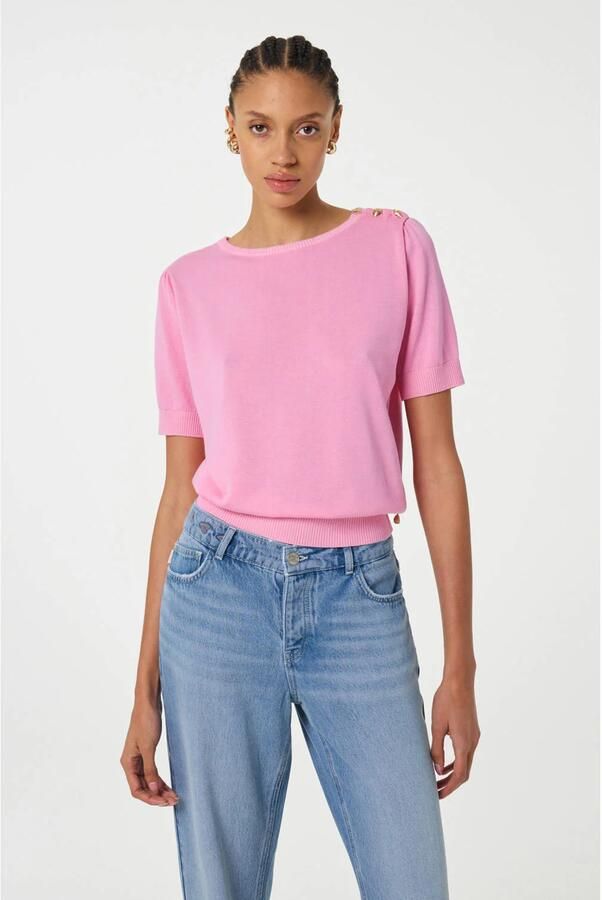 FABIENNE CHAPOT Dames Truien & Vesten Philou Pullover Roze - Foto 6