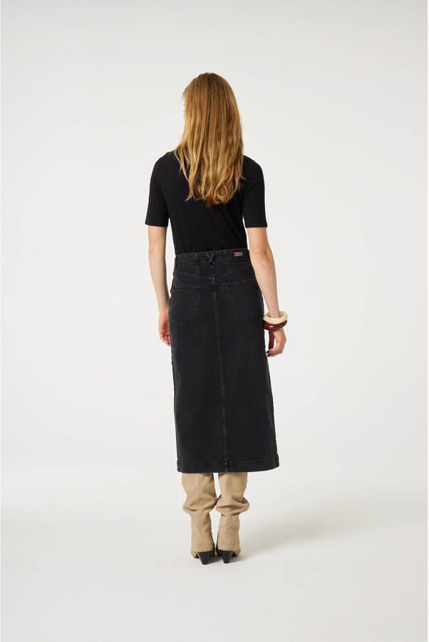 Fabienne Chapot Carmel Denim Skirt Black Dames - Foto 2
