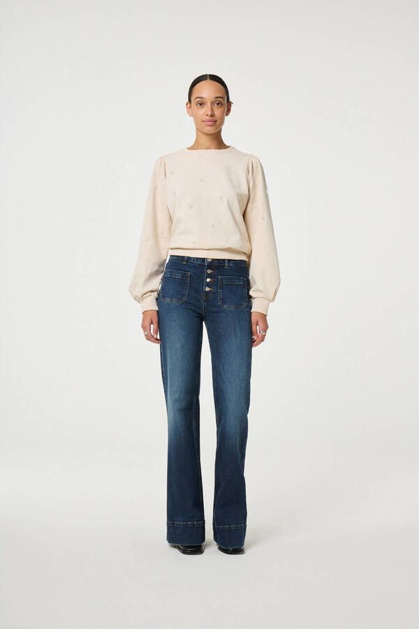 FABIENNE CHAPOT Dames Truien & Vesten Dina Sweater 1 Ecru - Foto 6