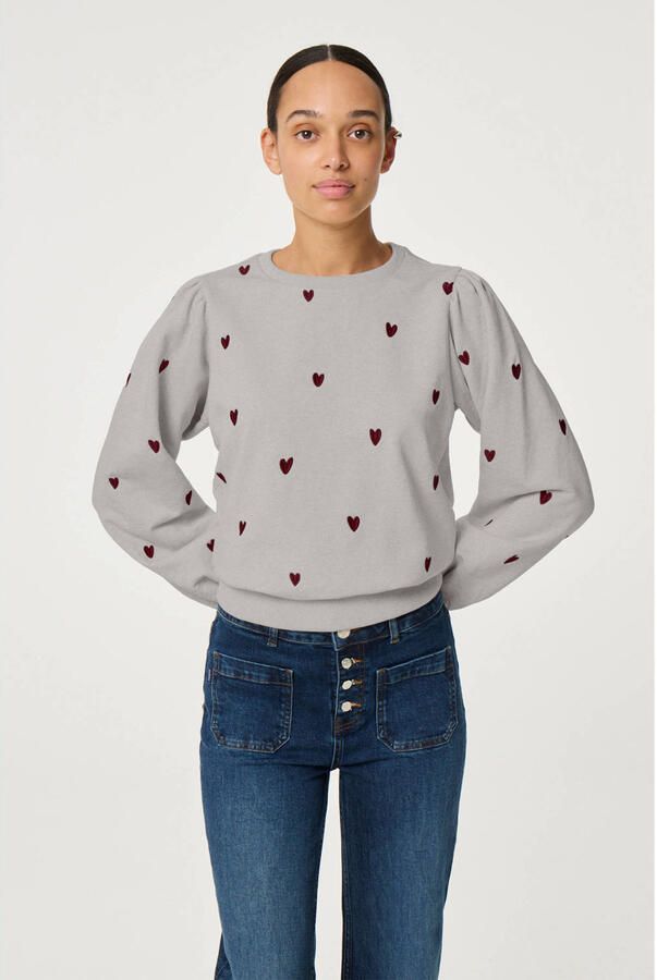 FABIENNE CHAPOT Dames Truien & Vesten Dina Sweater Lichtgrijs - Foto 7