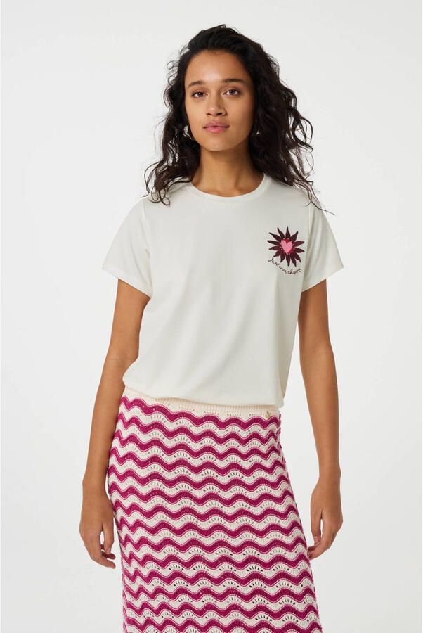 FABIENNE CHAPOT Dames Tops & T-shirts Bernard Sun T-shirt Wit - Foto 2