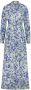 Fabienne Chapot Popping Flowers Maxi Jurk Blue Dames - Thumbnail 1