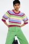 Fabienne Chapot gestreepte trui Roberta Stripe roze geel blauw groen - Thumbnail 1