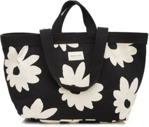 Fabienne Chapot Zwarte Shopper Winnie Flower Bag