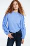 Fabienne Chapot Blauwe top met lange ballonmouwen Blue Dames - Thumbnail 2