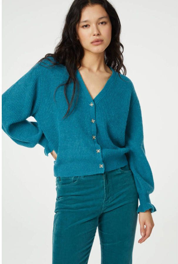 FABIENNE CHAPOT Dames Truien & Vesten Stella Cardigan 65 Turquoise