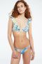 Fabienne Chapot voorgevormde triangel bikinitop Heather blauw geel roze - Thumbnail 1