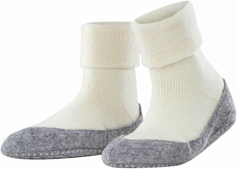 Falke Sokken Cosyshoe Sloffen Ecru