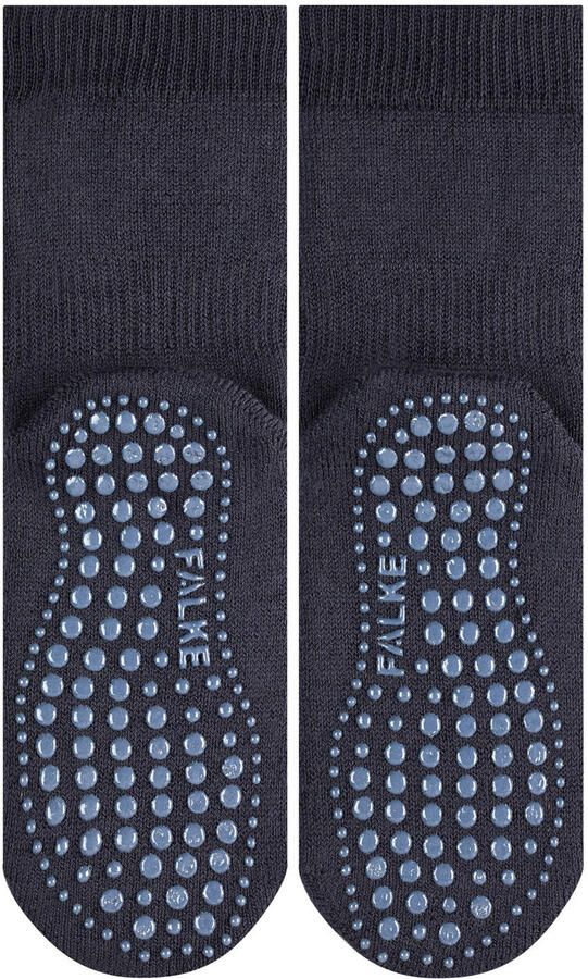 Falke Catpads huissokken met anti-slip noppen donkerblauw Katoen 35-38