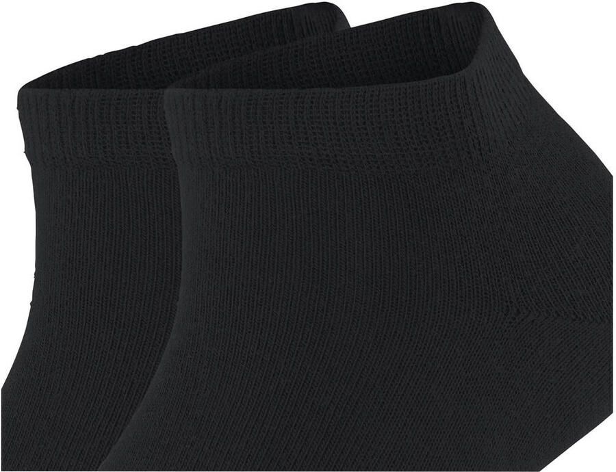 FALKE Happy DP sneakersokken set van 2 zwart