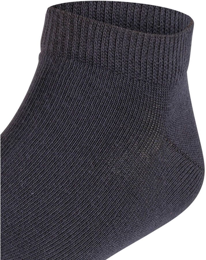 Falke Happy sneakersokken set van 2 grijs Katoen Effen 31-34