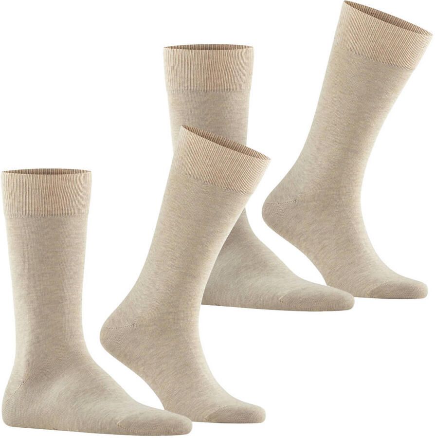 Falke Happy Sokken 2 Paar Beige Melange - Foto 2