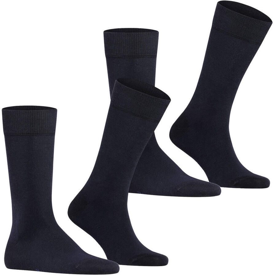 FALKE Happy sokken donkerblauw (set van 2) - Foto 2
