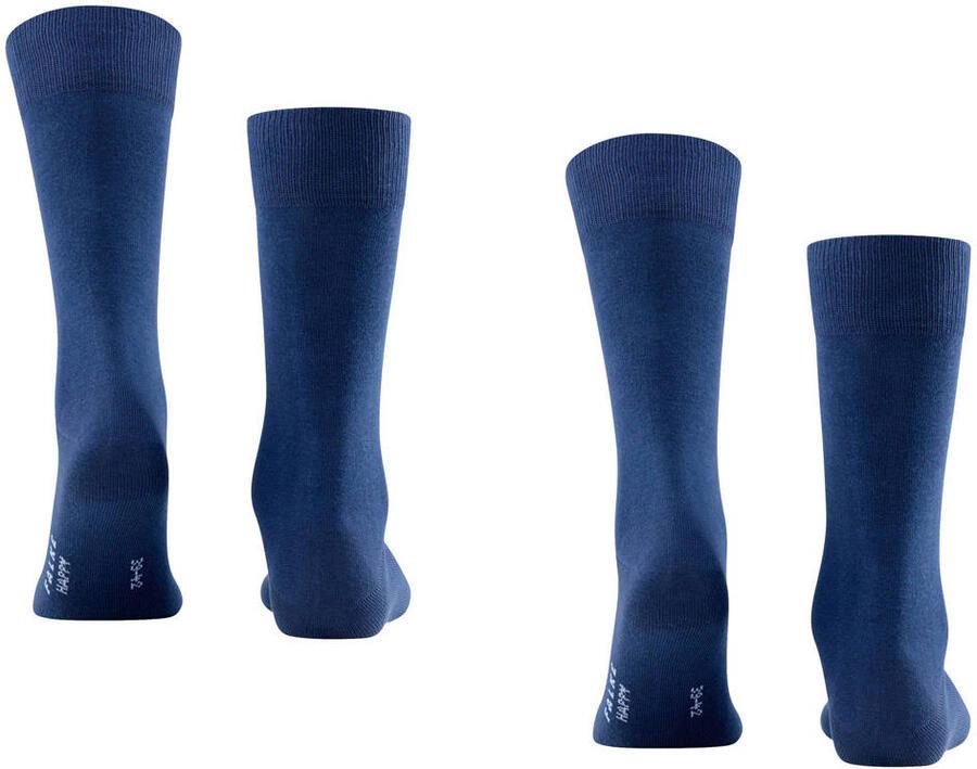 FALKE Happy sokken set van 2 blauw - Foto 2