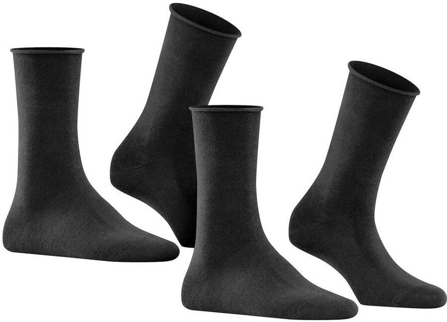 Falke Sokken met stretch in een set van 2 paar model 'Happy'