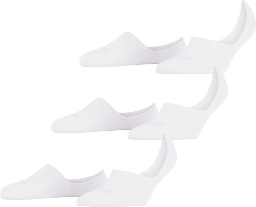 FALKE no-show sneakersokken Step High Cut Bundle wit (set van 3)