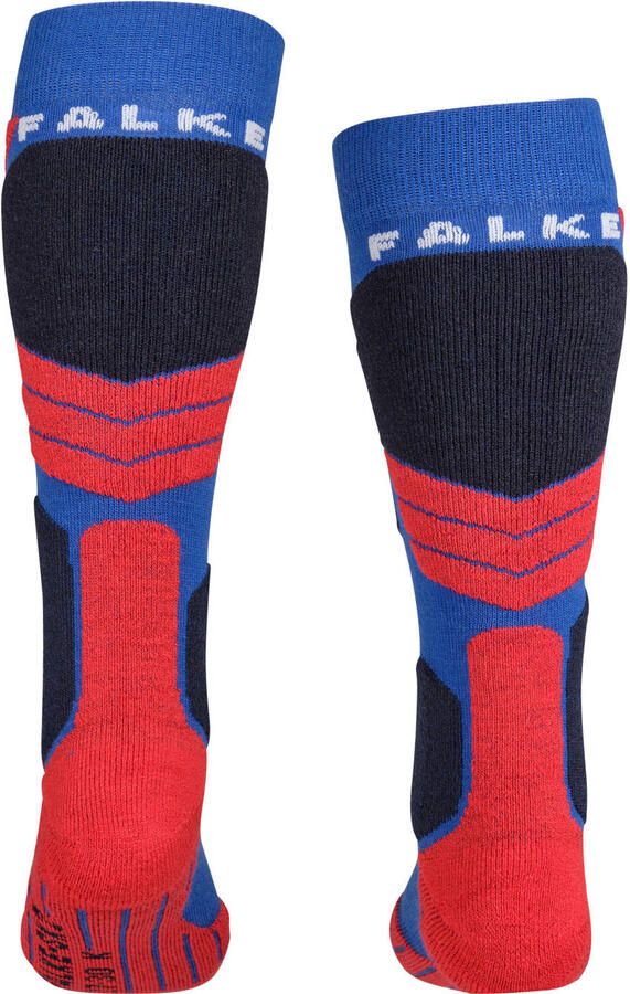 Falke Sport skisokken SK2 blauw rood Polypropyleen Meerkleurig 23-26 - Foto 3