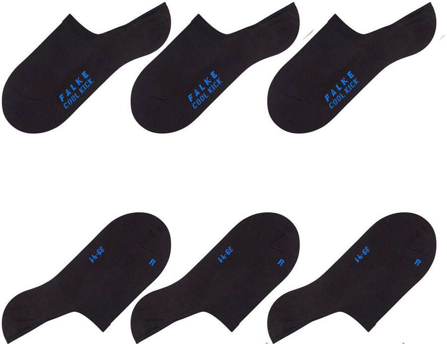 FALKE sneakersokken Cool Kick Bundle zwart (set van 3) - Foto 3