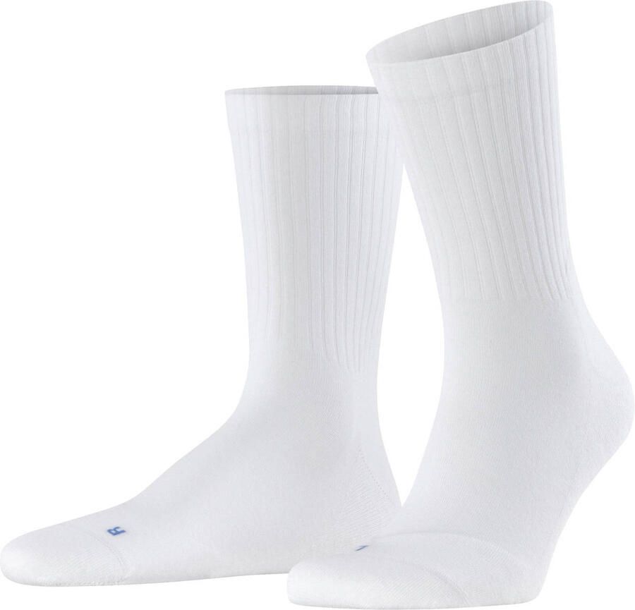 FALKE sokken Run Rib Crew wit