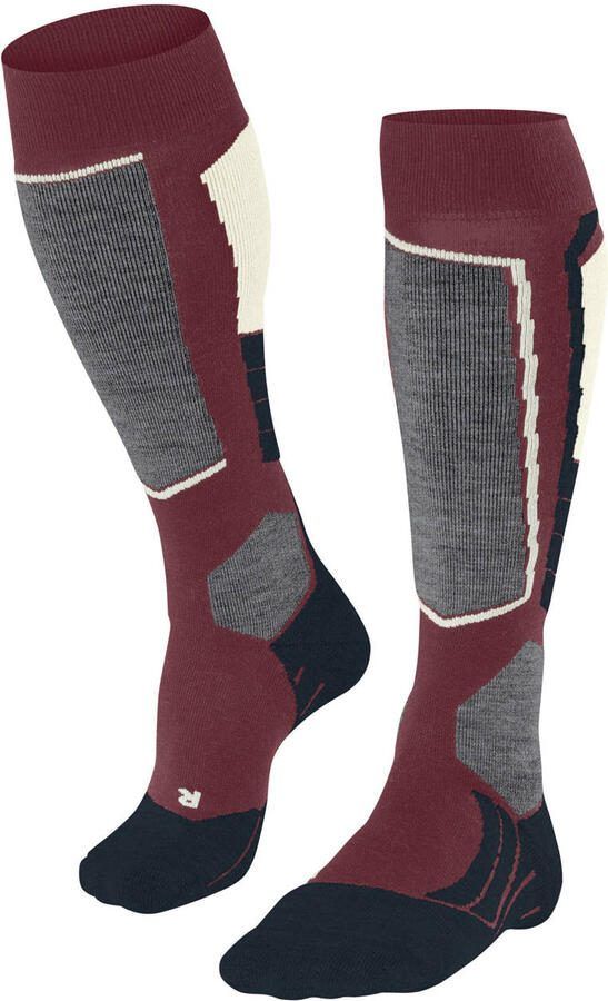 FALKE Sport SK2 skisokken bordeauxrood