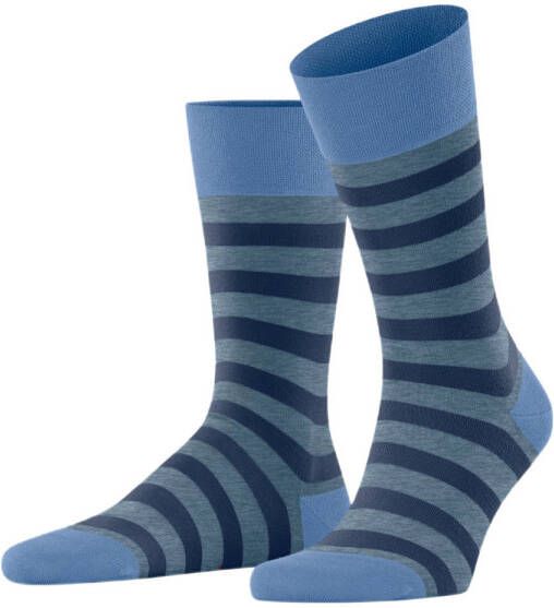 FALKE gestreepte sokken Sensitive Mapped blauw multi