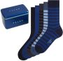 FALKE giftbox Happy sokken set van 5 donkerblauw - Thumbnail 1