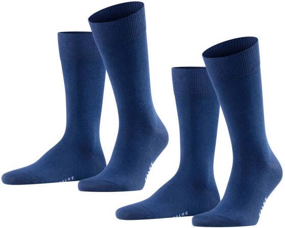 FALKE Happy sokken set van 2 blauw