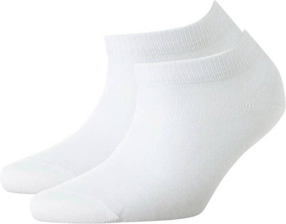Falke Happy sokken set van 2 wit Sneakersokken Katoen 35-38