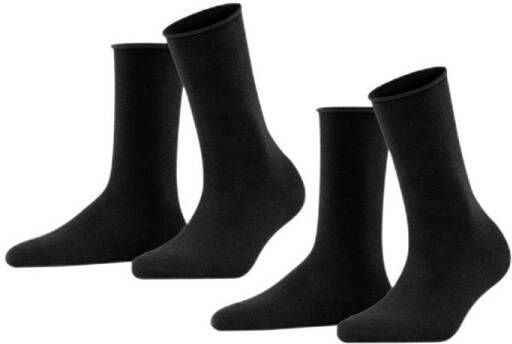 Falke Sokken met stretch in een set van 2 paar model 'Happy'