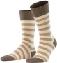 FALKE Sensitive Mapped Line sokken beige olijfgroen - Thumbnail 1