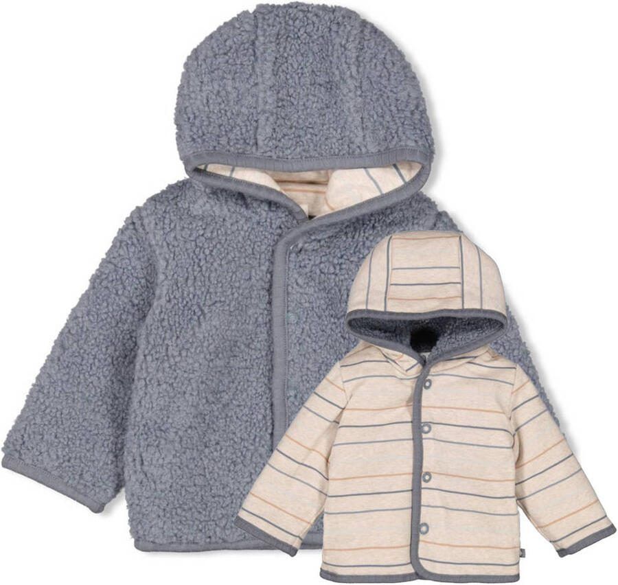 Feetje teddy reversible jas winter blauw - Foto 1